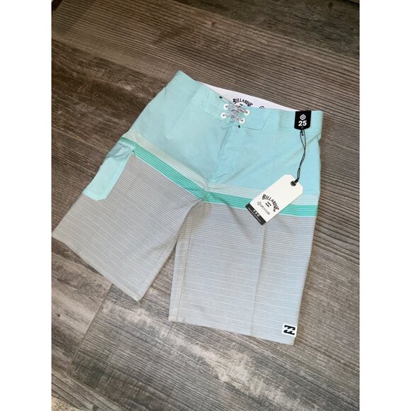 BILLABONG All Day Pro Board shorts Boy's size 25/10 Reg NEW, Green - Picture 2 of 4